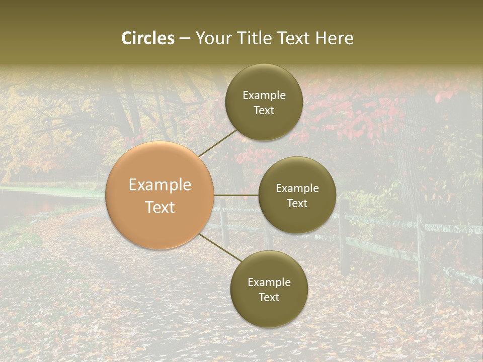 Wet Tranquil Pastoral Scene PowerPoint Template