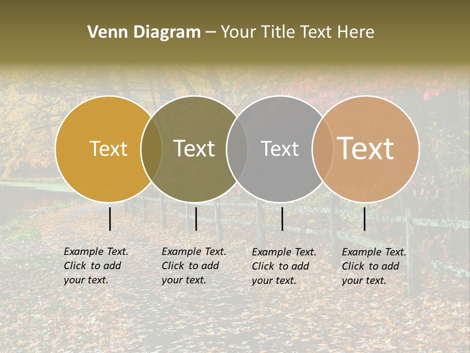 Wet Tranquil Pastoral Scene PowerPoint Template
