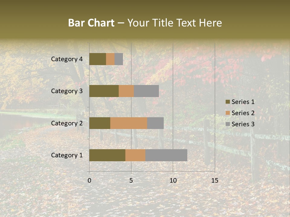 Wet Tranquil Pastoral Scene PowerPoint Template