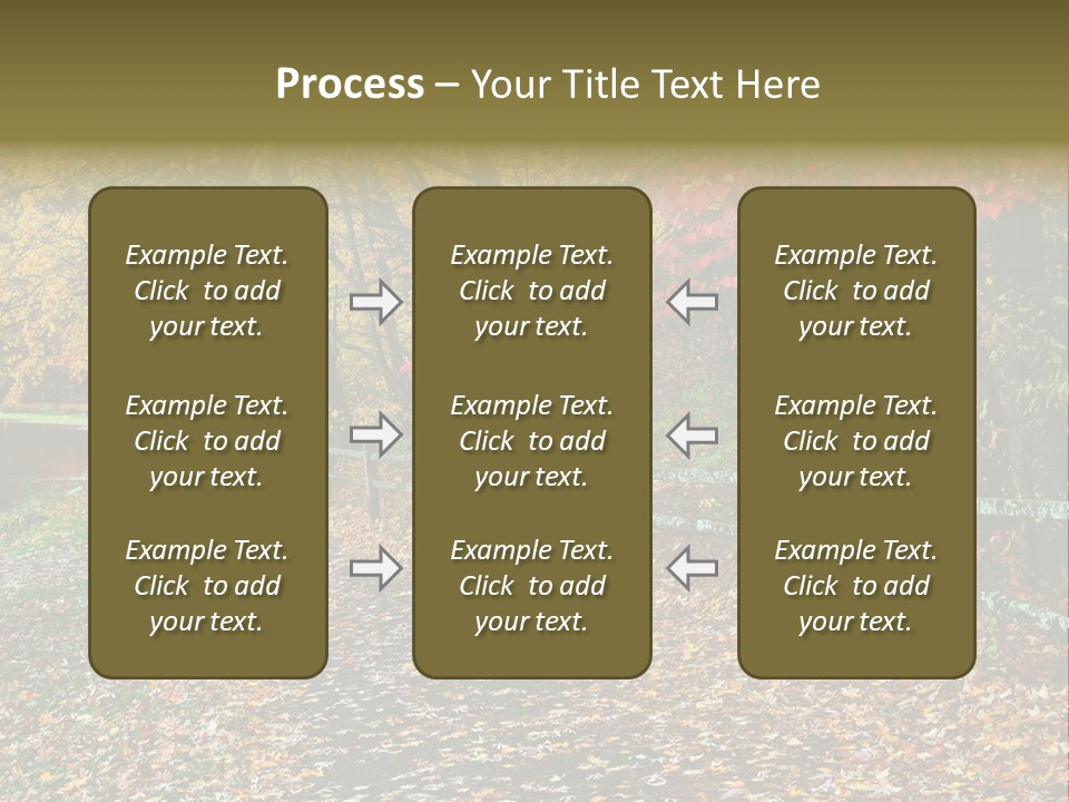 Wet Tranquil Pastoral Scene PowerPoint Template