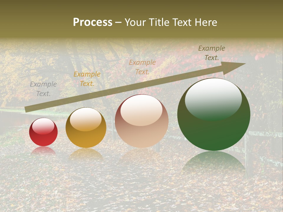 Wet Tranquil Pastoral Scene PowerPoint Template