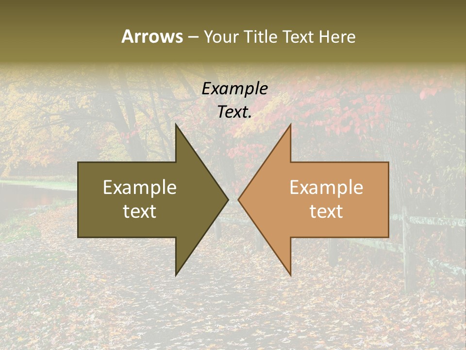Wet Tranquil Pastoral Scene PowerPoint Template