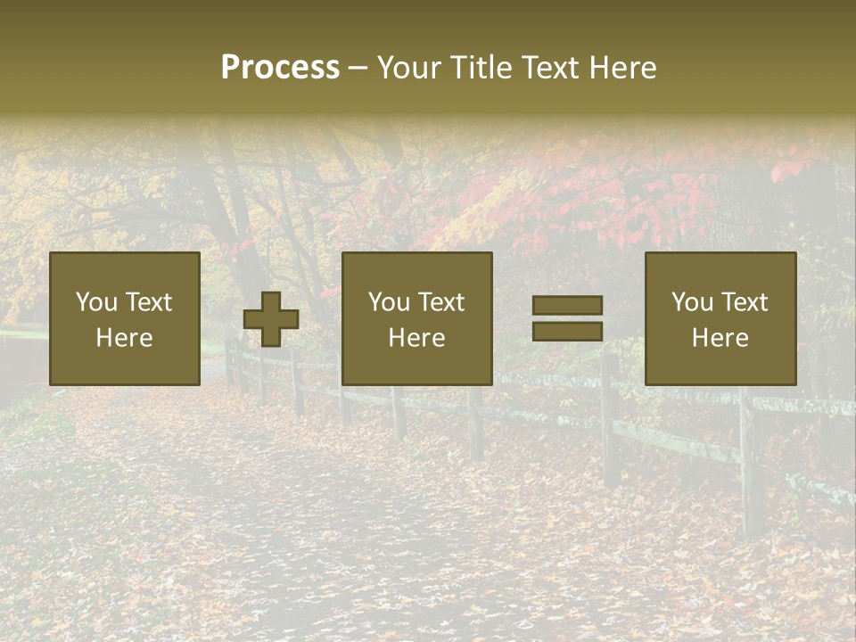 Wet Tranquil Pastoral Scene PowerPoint Template