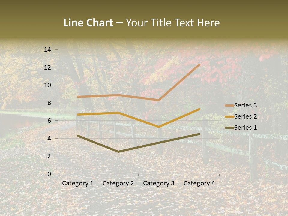 Wet Tranquil Pastoral Scene PowerPoint Template
