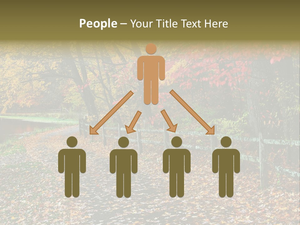 Wet Tranquil Pastoral Scene PowerPoint Template