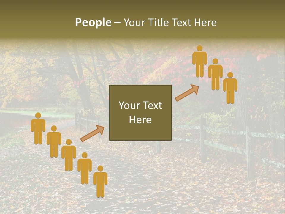 Wet Tranquil Pastoral Scene PowerPoint Template