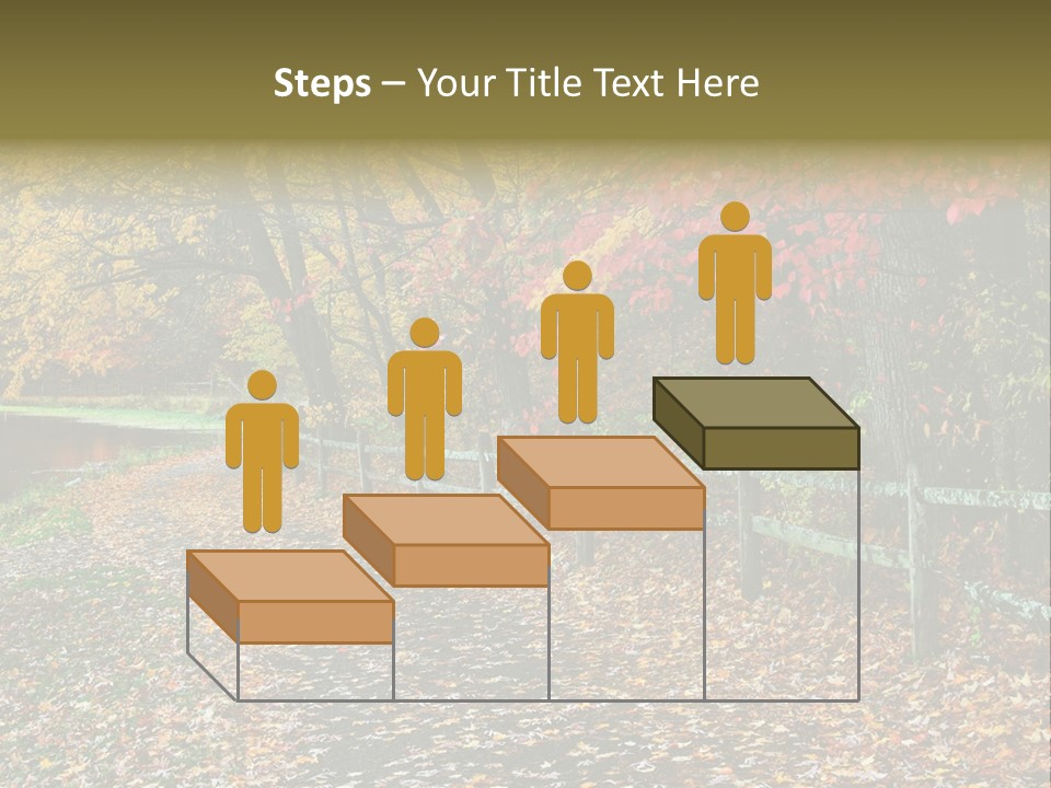 Wet Tranquil Pastoral Scene PowerPoint Template