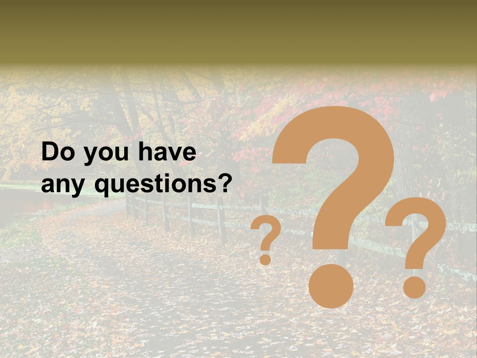 Wet Tranquil Pastoral Scene PowerPoint Template