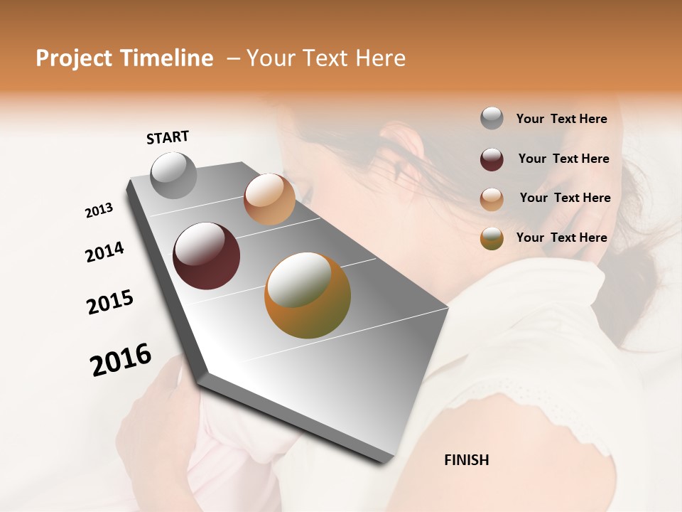 Little Female Attractive PowerPoint Template