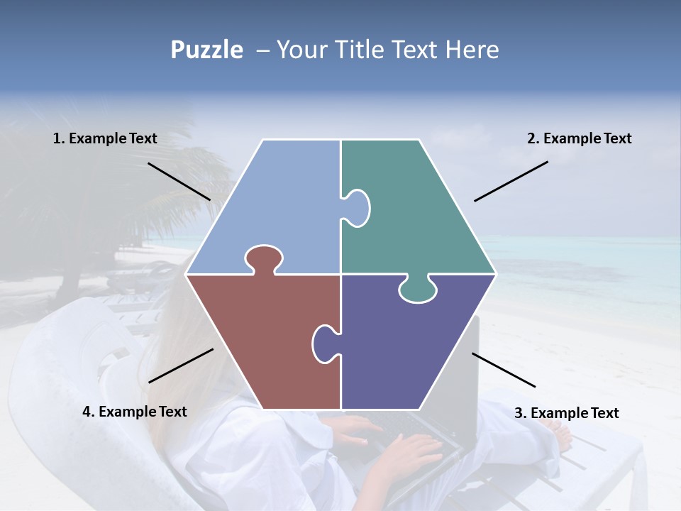 Portrait Sand Green PowerPoint Template