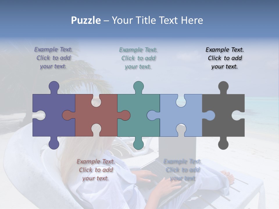 Portrait Sand Green PowerPoint Template