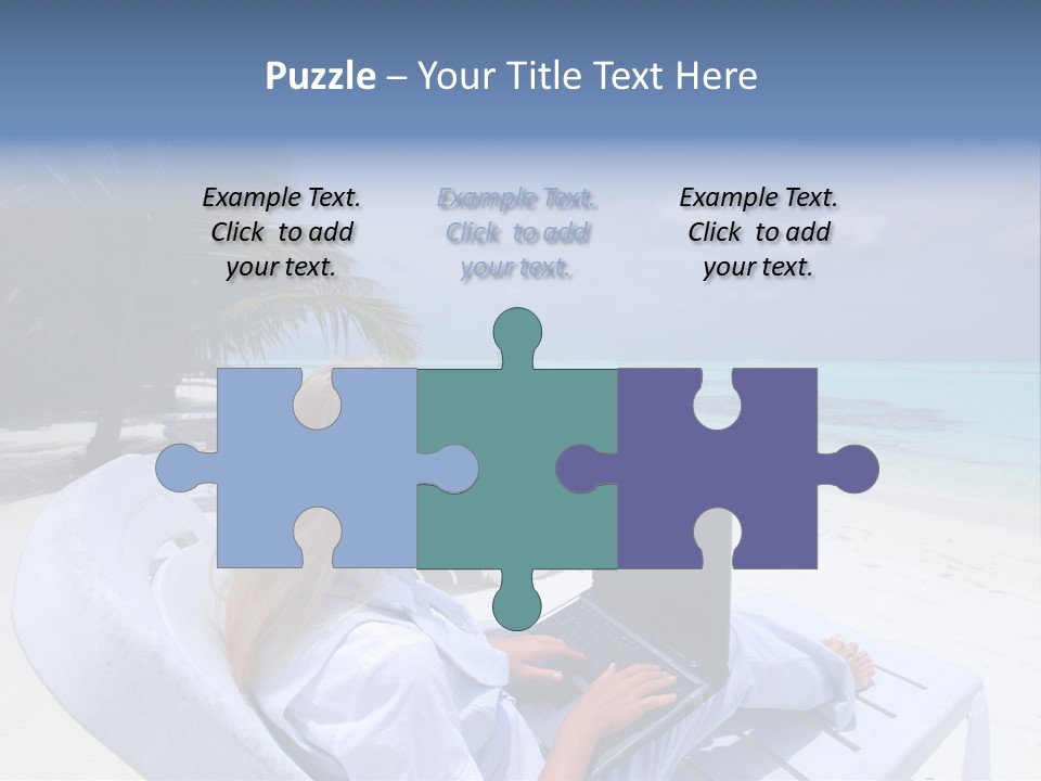 Portrait Sand Green PowerPoint Template