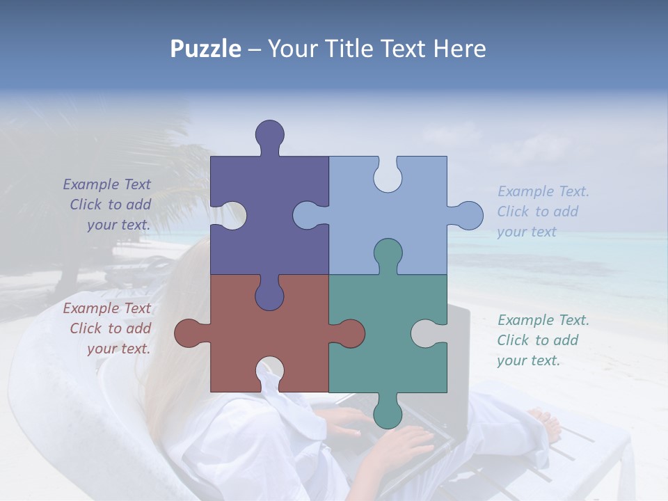 Portrait Sand Green PowerPoint Template