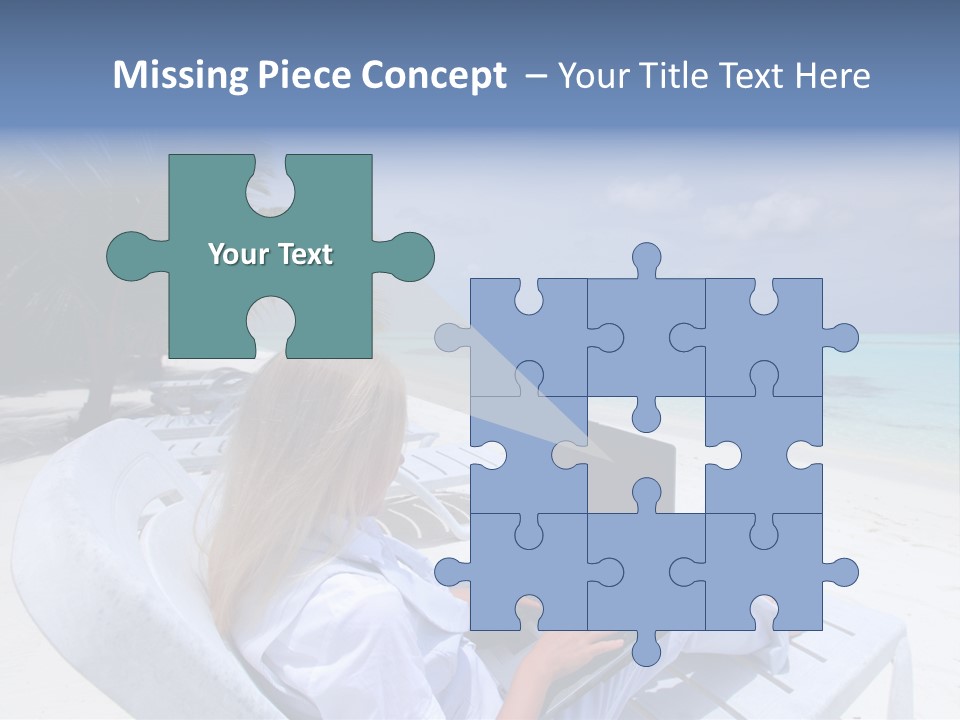 Portrait Sand Green PowerPoint Template