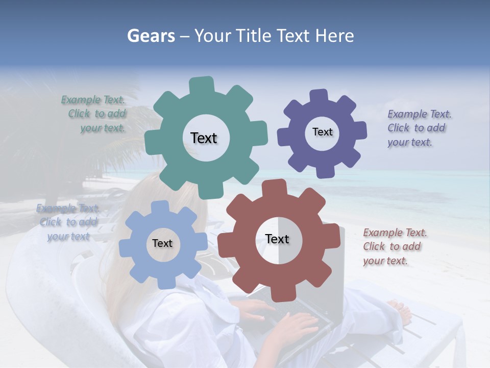 Portrait Sand Green PowerPoint Template