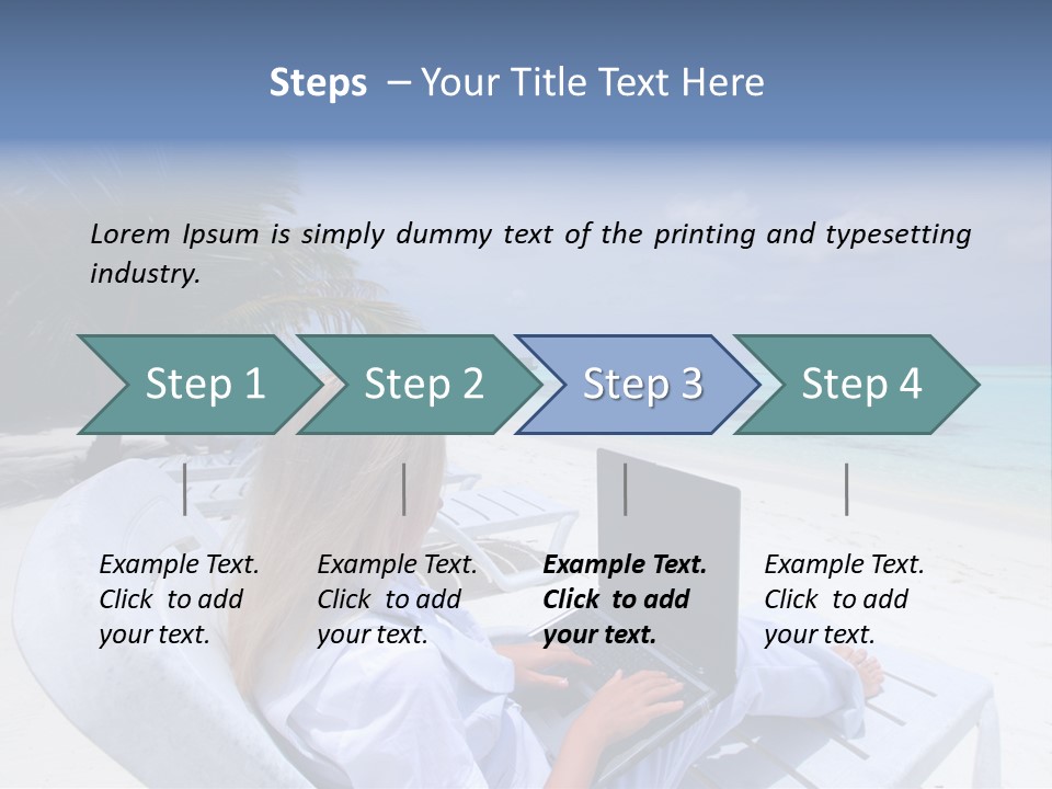 Portrait Sand Green PowerPoint Template