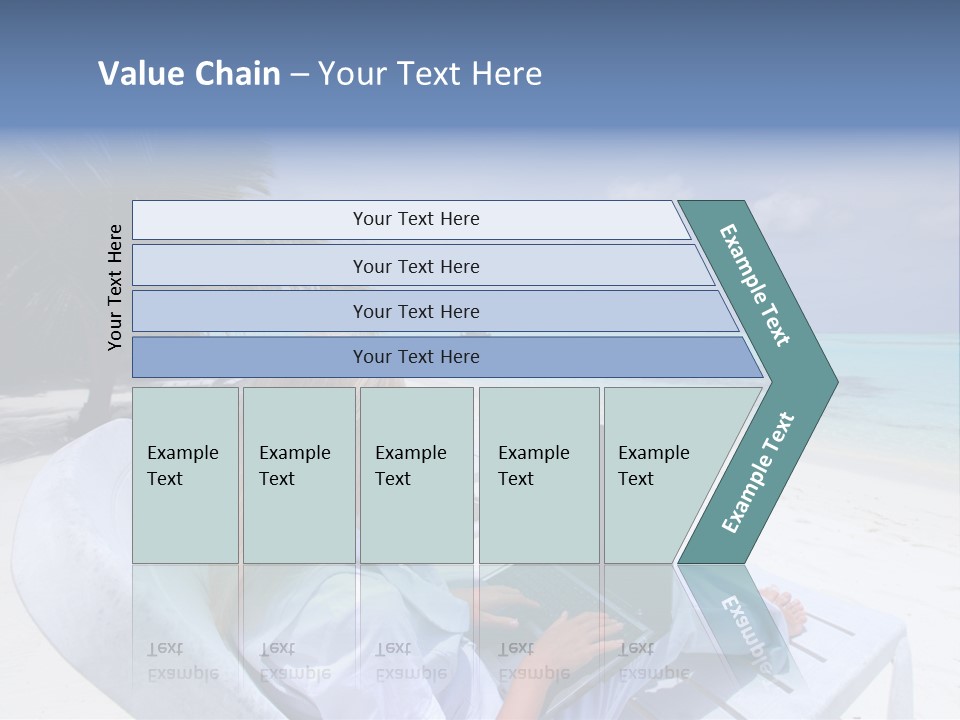 Portrait Sand Green PowerPoint Template