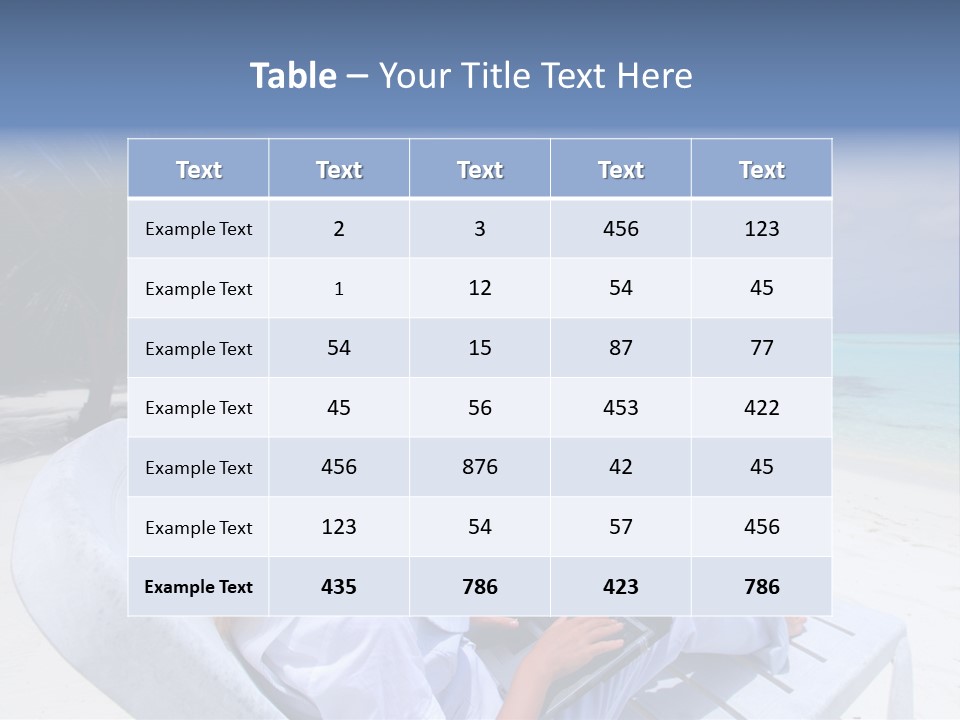 Portrait Sand Green PowerPoint Template