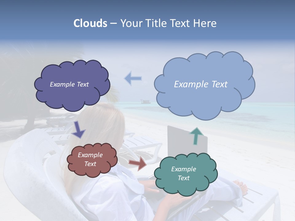Portrait Sand Green PowerPoint Template