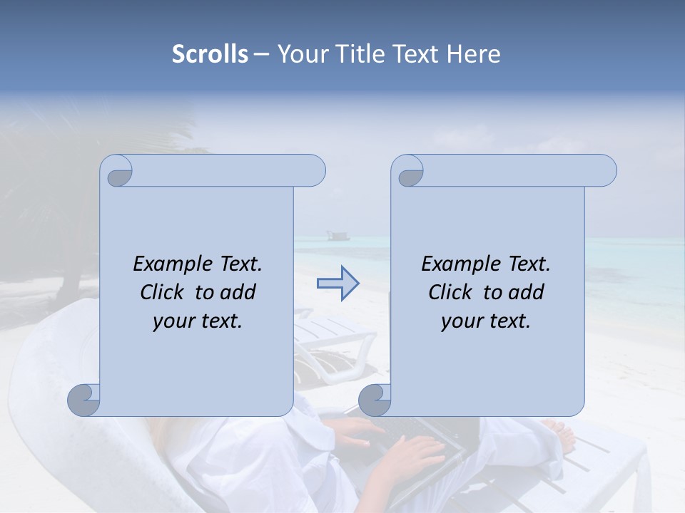 Portrait Sand Green PowerPoint Template