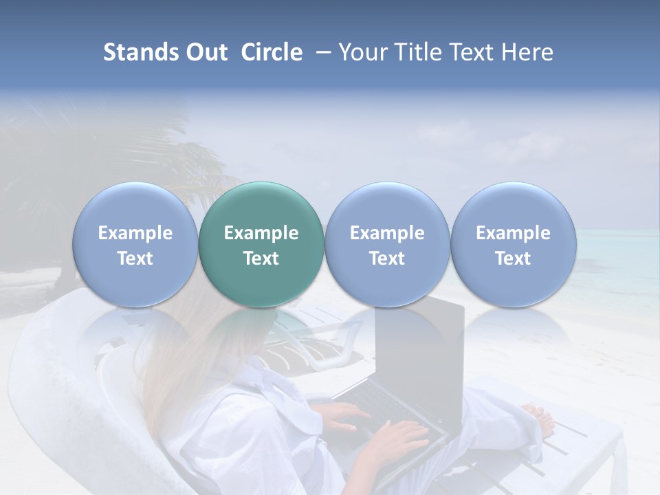 Portrait Sand Green PowerPoint Template