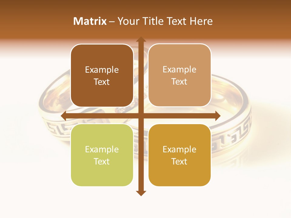 Emotion Card Gold PowerPoint Template