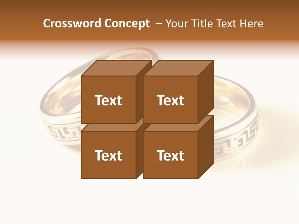 Emotion Card Gold PowerPoint Template