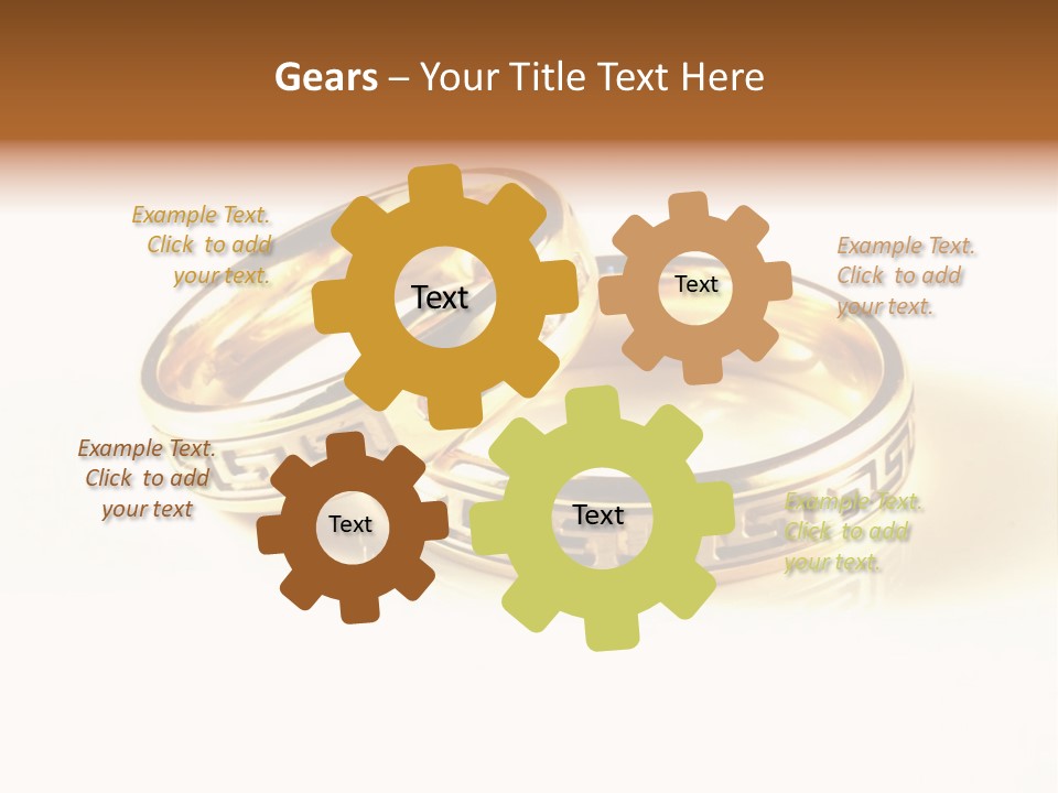 Emotion Card Gold PowerPoint Template