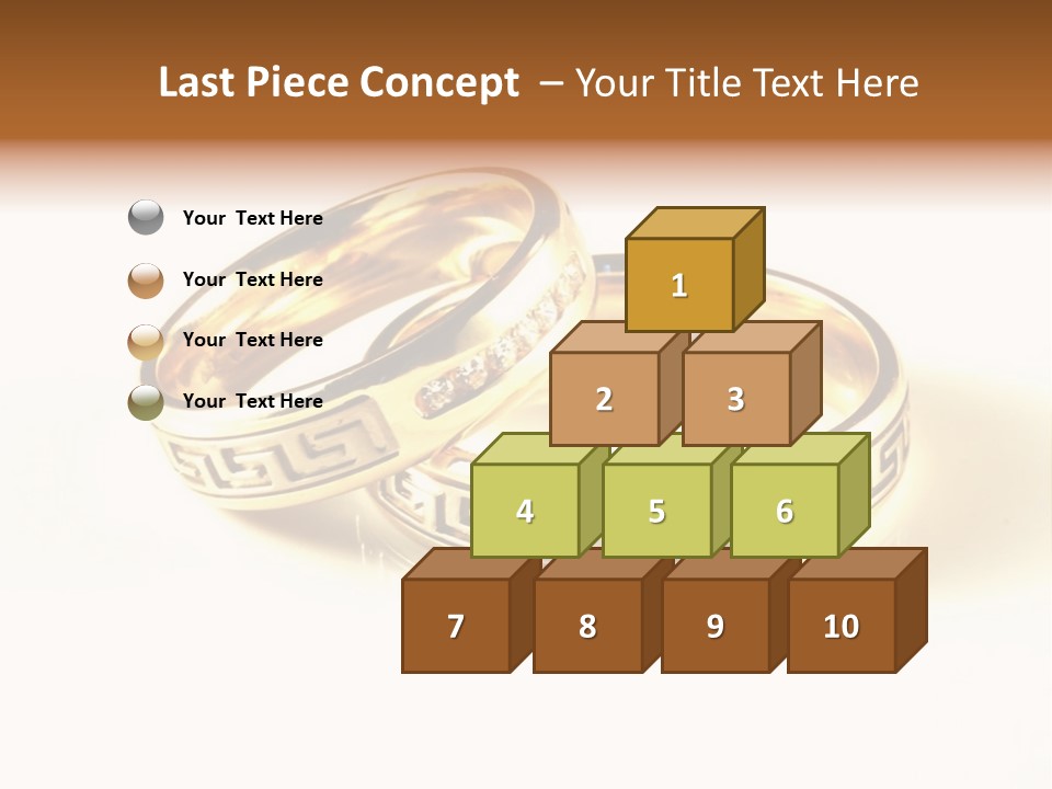 Emotion Card Gold PowerPoint Template