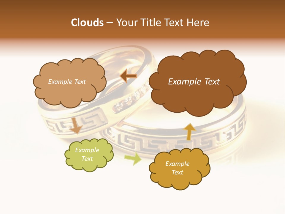 Emotion Card Gold PowerPoint Template