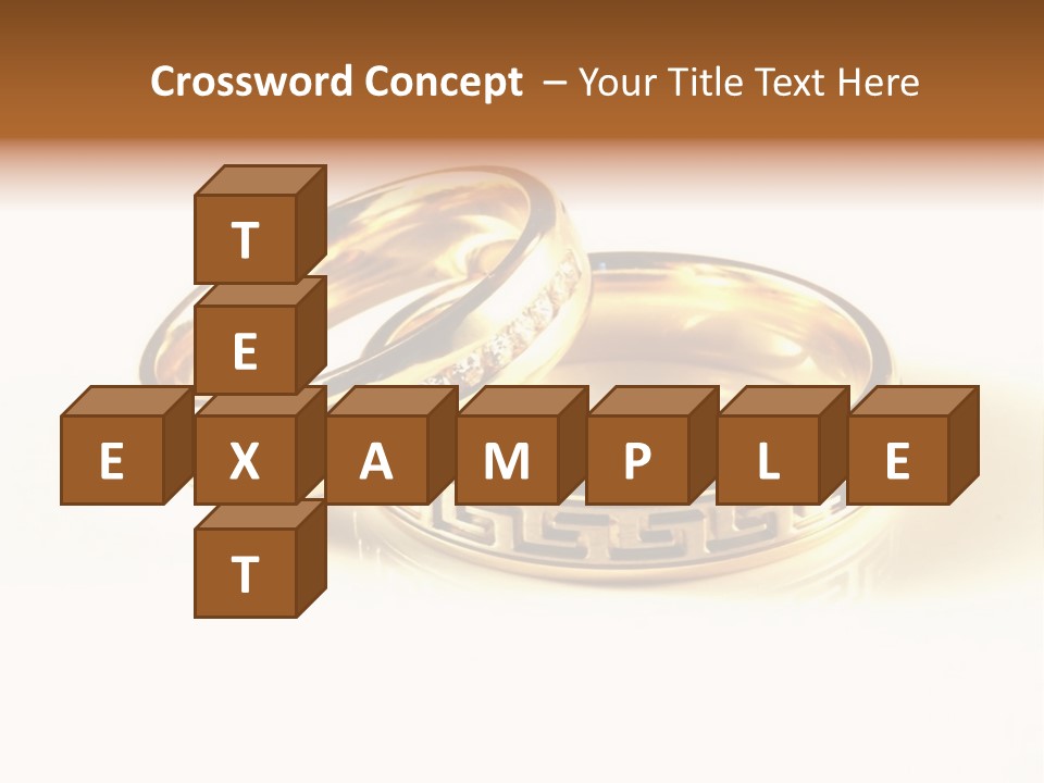 Emotion Card Gold PowerPoint Template