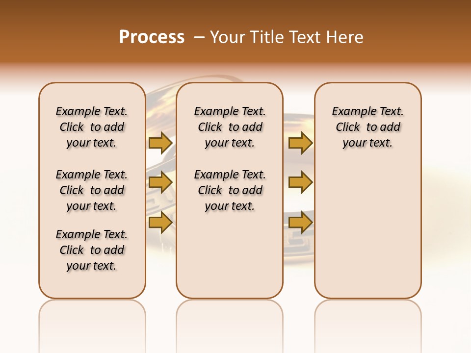 Emotion Card Gold PowerPoint Template
