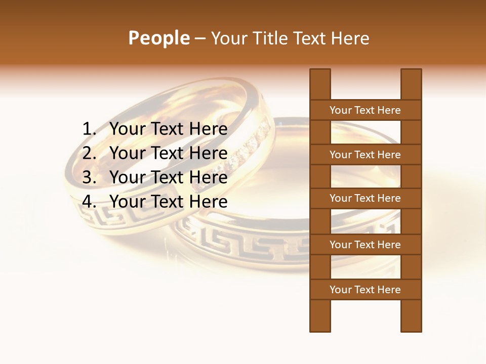 Emotion Card Gold PowerPoint Template