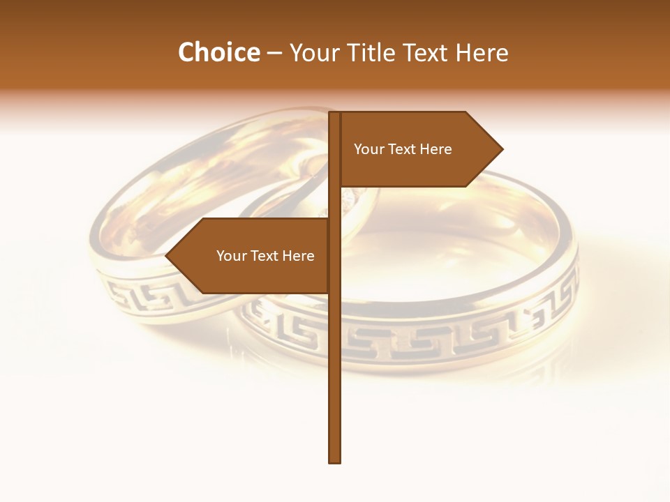 Emotion Card Gold PowerPoint Template