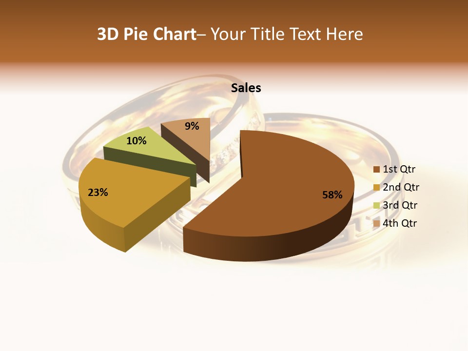 Emotion Card Gold PowerPoint Template