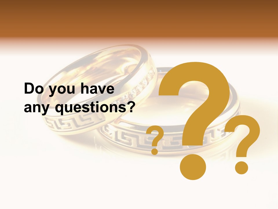 Emotion Card Gold PowerPoint Template