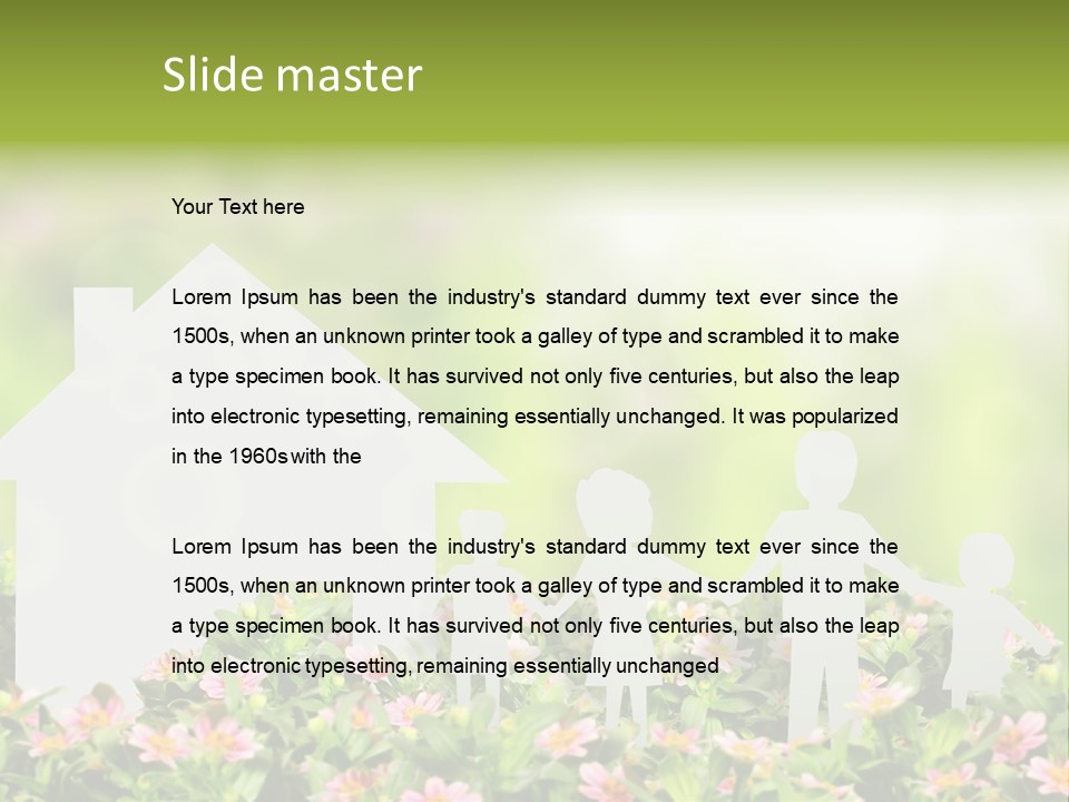 Park Dream Home PowerPoint Template