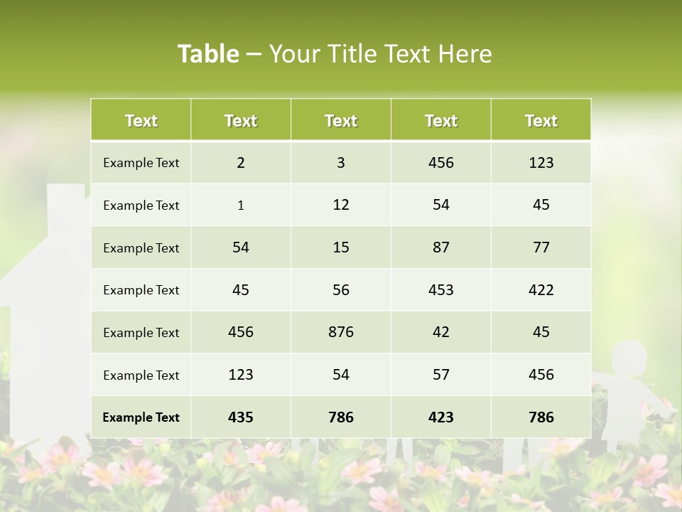 Park Dream Home PowerPoint Template