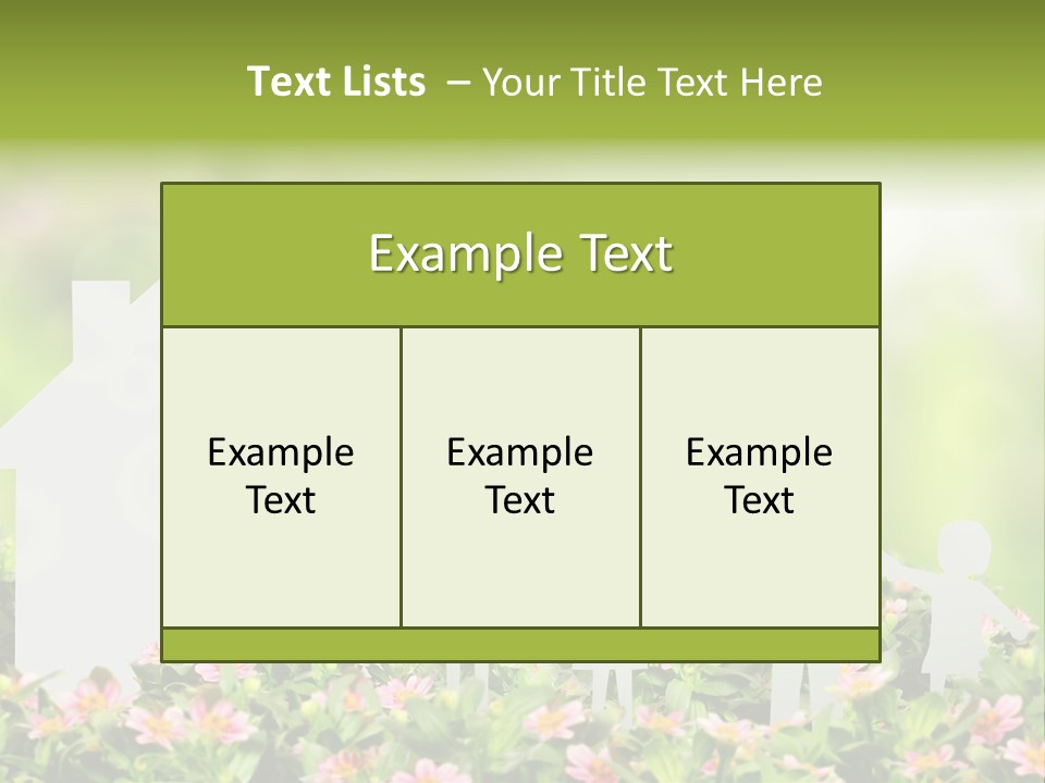 Park Dream Home PowerPoint Template