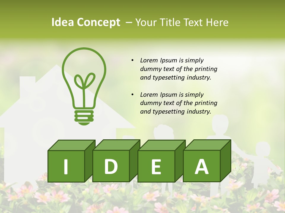 Park Dream Home PowerPoint Template