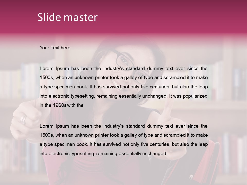 Young Student Agreement PowerPoint Template