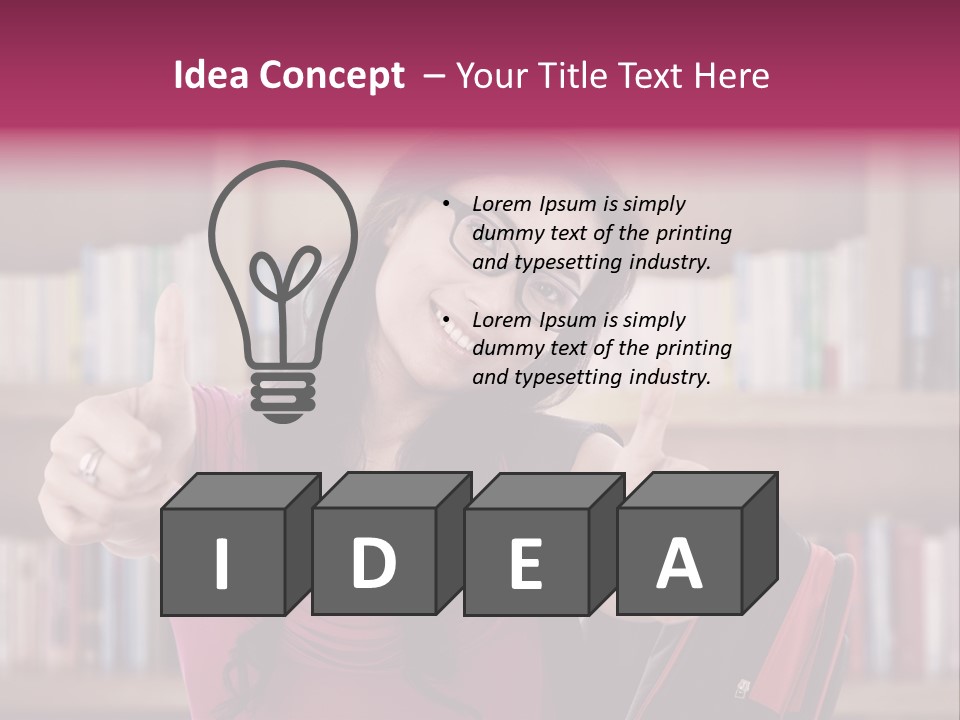 Young Student Agreement PowerPoint Template