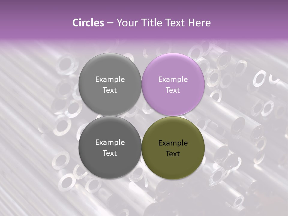 Tubing Artistic Texture PowerPoint Template