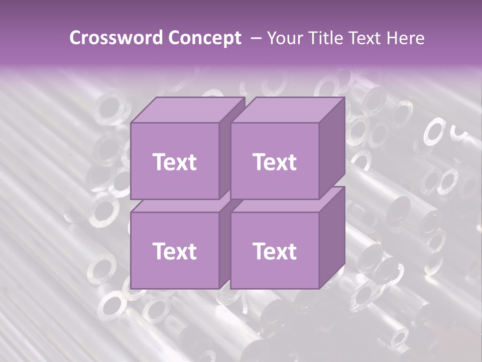 Tubing Artistic Texture PowerPoint Template