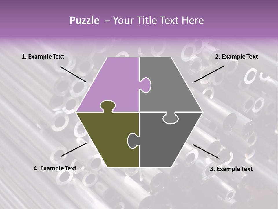 Tubing Artistic Texture PowerPoint Template