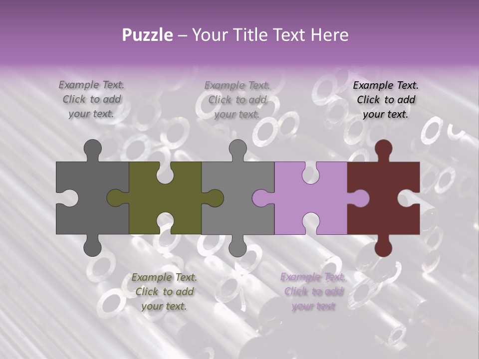 Tubing Artistic Texture PowerPoint Template