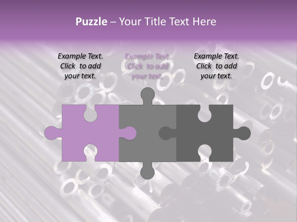 Tubing Artistic Texture PowerPoint Template