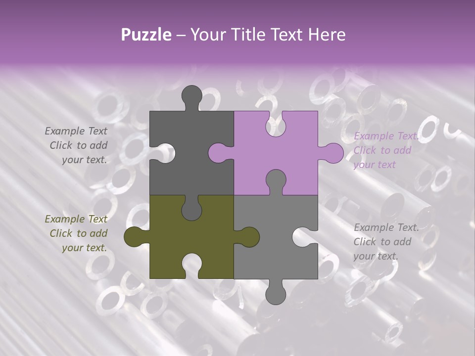 Tubing Artistic Texture PowerPoint Template