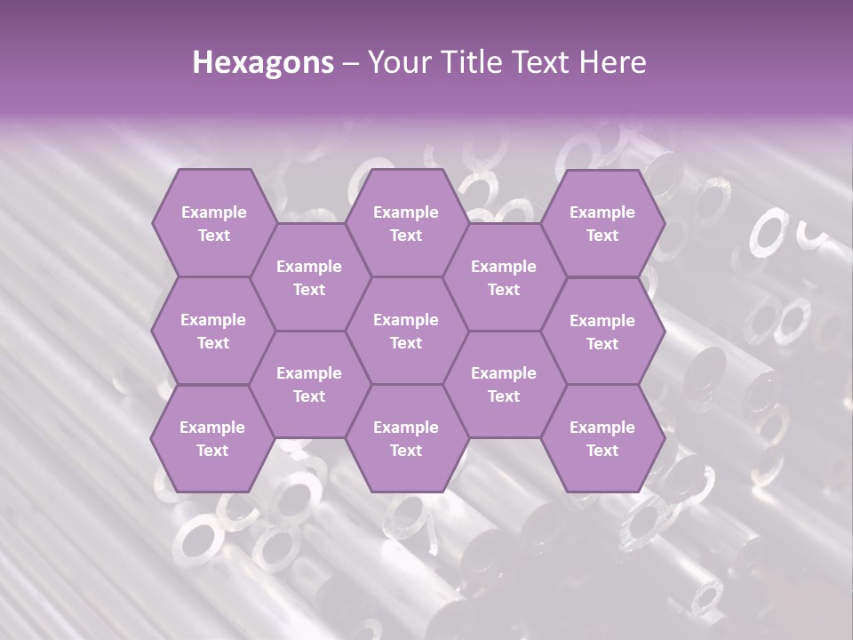 Tubing Artistic Texture PowerPoint Template