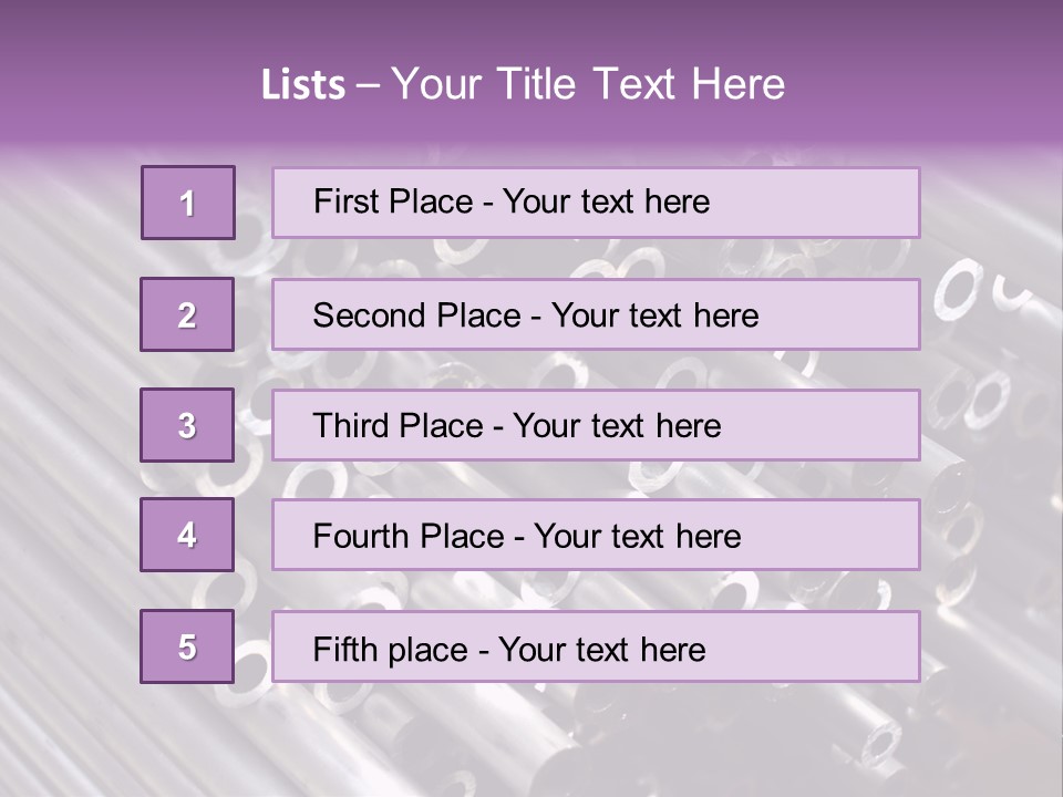 Tubing Artistic Texture PowerPoint Template